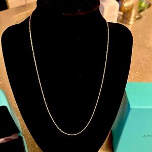 NEW Tiffany’s & Co. 18’ yellow gold chain